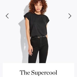 AYR supercool black tee size medium